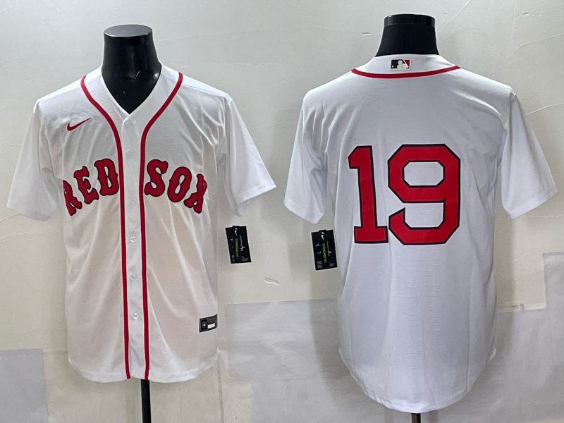 Men 2025 Boston Red Sox #19 Anthony white Nike MLB Jersey style 04